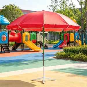 Sombrilla Comercial de Doble Capa de 150 cm, Resistente al Viento, Protección UV, Impermeable, para Exteriores, Mercado, Playa - Product Image 1