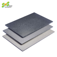 Panneau de revêtement en fibro-ciment à surface mate de style design industriel, finition lisse résidentielle, panneau de béton 4x8 pieds