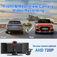 Caméra frontale intégrée 1920X720p Port de charge rapide USB portable smart tv écran tactile voiture carplay portatil tablette bildschirm