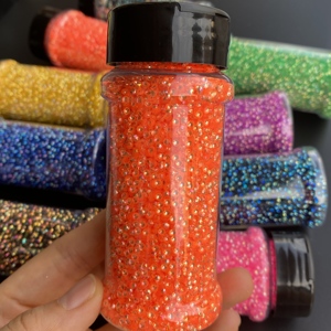 Envío Rápido, Venta al por Mayor de Brillantina de Diamantes 3D, Brillantina Burbuja de 1mm 2mm 3mm, Brillantina Gruesa Mixta - Product Image 2