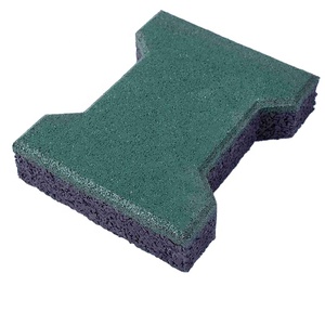 طوب أمان رصف طوب رصف مطاطي للكلاب حديقة حديقة مسار خارجي بلاط مطاطي - Product Image 4