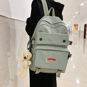 Nueva mochila escolar para niñas, versión coreana, mochila Ins Middle Campus, estudiante alto informal de gran capacidad hecho a medida - Product Image 1