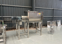 Ligne de production de poudre détergente automatique haute capacité, mélangeur à ruban en acier inoxydable 500-1000L, système de mélange, séchage et emballage haute performance