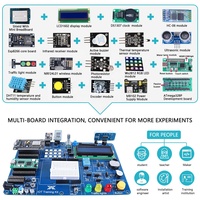 Kit de développement IoT tout-en-un Tscinbuny compatible avec Arduino UNO R3 ESP8266 NodeMCU Module WiFi Capteur ultrasonique