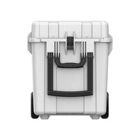Logo personnalisé Camping en plein air Pêche Grande glacière portable Glacière rigide de 90L Coffre à glace avec roue pour boissons aux fruits de mer