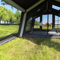 Carpa de Aire Libre Personalizada FR de Gran Espacio, Fácil de Instalar, de Algodón Oxford, para Negocios de Campamentos y Resorts al Aire Libre