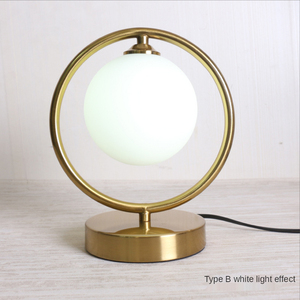 Đèn Bàn Bằng Vàng Hiện Đại Chất Lượng Cao Cho Đèn Trang Trí Nhà Cửa Hình Quả Cầu Thủy Tinh - Product Image 6