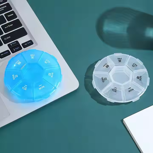 Wholesale Promotional Portable Plastic Travel Pill case Personalized Pill Box