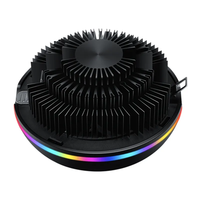 Ventilateur d'ordinateur muet coloré en forme d'OVNI Ventilateur RVB changeant de couleur avec LED pour processeur de PC