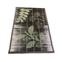 Sets de table en bambou naturel enroulables Shining BP-003 pour table à manger