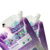 Sac à savon en plastique avec bec montant, universel, emballage de détergent de lessive, liquide de lavage