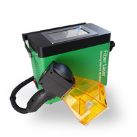 Machine de marquage laser portable pour pneus en fibre métallique pour la date d'expiration, le code QR, le numéro de lot, la gravure