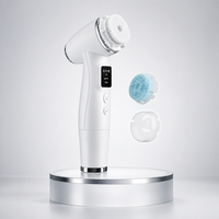 Brosse nettoyante électrique portable rechargeable pour le visage avec écran intelligent, étanche, rotative, exfoliante pour les soins quotidiens de la peau