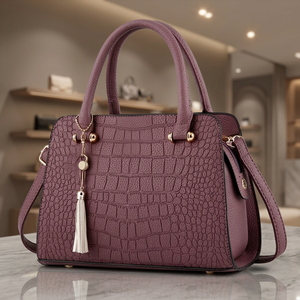 Nouvelle Pochette Décontractée pour Femme en Cuir de Vachette Véritable, Légère et Souple, avec Fermeture Éclair, Idéale pour Pique-nique, Voyage, Mariage, Étanche - Product Image 5