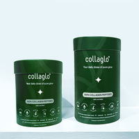 Conception personnalisée de capsules de supplément de qualité alimentaire recyclées en poudre emballage de tubes en papier kraft