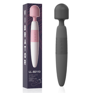 LaiLe ChaoPa Variable Frequency <b>Vibrating</b> Wand Female Masturbator Strong <b>Vibration</b> Climax AV Wand Adult Sex Toy Source - Product Image 4