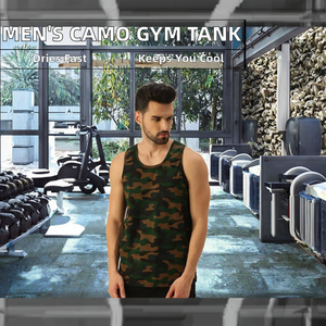 Débardeurs de sport pour hommes, été, sans manches, coupe ajustée, décontractés, tricotés, lavés, polyester uni, respirants, séchage rapide, écologiques - Product Image 2