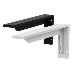 Support mural triangulaire pour bureau, meuble TV, cloison de séparation, support d'angle fixe en fer, support de rangement robuste - Product Image 1
