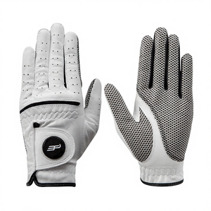 Gants de golf pour homme en cuir de cabretta, peau de mouton, doux, respirant, confortable, main gauche, à enfiler, taille L - Product Image 4