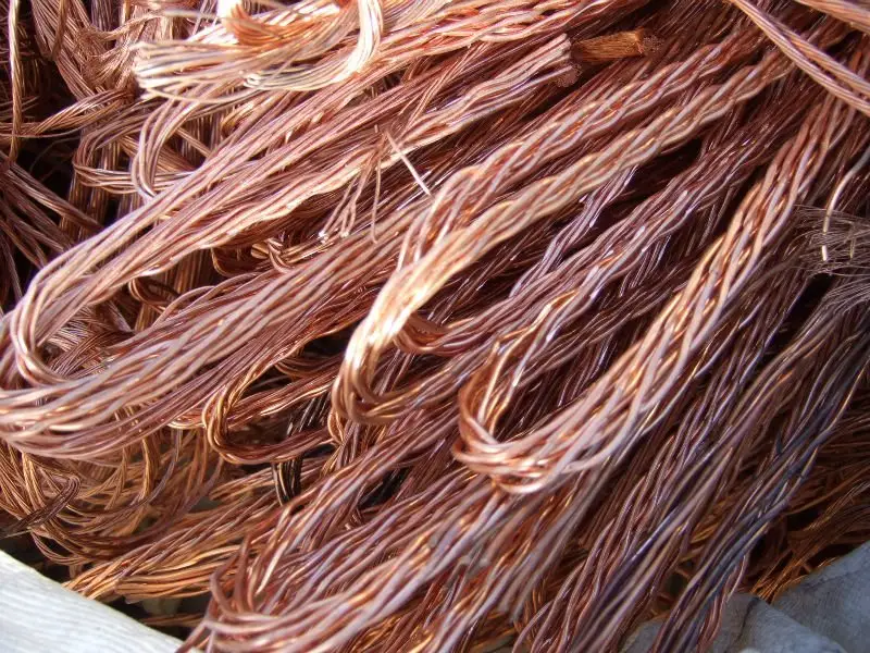 Haute qualité Red Mill-Berry cuivre haute pureté fil de cuivre ferraille 99.99% avec prix de gros