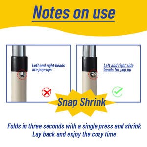 Chaise de camping en peluche de lune pliable de poche d'inclinable ronde extérieure moderne d'usine - Product Image 5