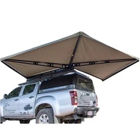 Foxwing 270 Degree Awning Free Standing Fan Car Side Awning Tent for Camping