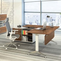 LEADCOM LS-414A Mobilier de bureau commercial, table pliante moderne en aluminium pour salle de formation et de réunion, avec plateau rabattable
