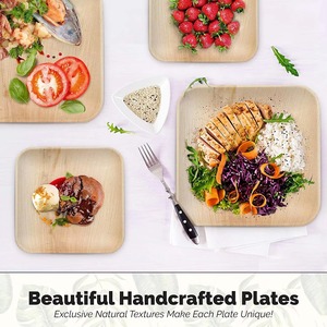 Most Selling Natural Palm Leaf <b>Plates</b> with Premium <b>Disposable</b> Serving <b>Plates</b> for Corporate Events and Banquets Use for Export - Product Image 4