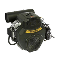 Motor de Gasolina Loncin de Servicio Pesado, 15.5KW, 21HP, Bicilíndrico en V, 740cc, OHV, 4 Tiempos, Refrigerado por Aire, Arranque Eléctrico, para Maquinaria Industrial
