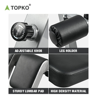 TOPKO US Warehouse Chaise romaine de musculation populaire pour exercice intérieur Banc assis