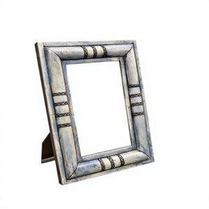 Cadre photo moderne abstrait en os incrusté, fait main, support décoratif pour photos, idéal pour la maison de luxe, le bureau, la chambre et un intérieur élégant - Product Image 1