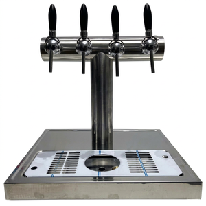 Kit Completo Dispenser Birra a T in Acciaio Inossidabile con 3/4 Rubinetti - Product Image 1