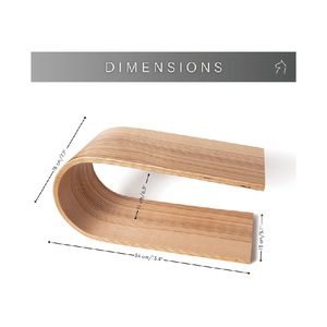 Porte-papier toilette mural en bois pour plusieurs rouleaux, étagère de rechange pour rouleaux de TP, étagère murale flottante en noyer - Product Image 3