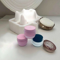 Mini récipient en plastique acrylique de 5g pour pot de soins de la peau cosmétique de crème pour les yeux et de baume à lèvres