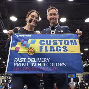 कस्टम पदोन्नति 3x5फीट आउटडोर फ्लैग कस्टम ध्वज - Product Image 3