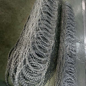 Púas de Seguridad para Muros con Combinación de <span class=keywords><strong>Alambre</strong></span> de Púas BTO22, Malla de <span class=keywords><strong>Alambre</strong></span> de Púas Anti-escalada para Seguridad de Villas - Product Image 2