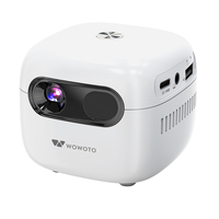 Mini projecteur portable WWT.Q8, batterie intégrée 18WH, système Android 13.0, 150 lumens ANSI, haut-parleur intégré