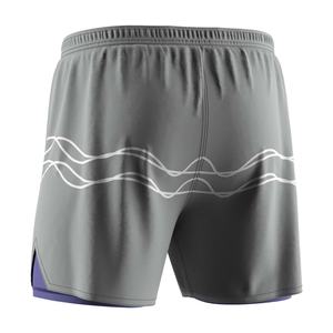 Shorts de basket-ball à double maille compressifs 2 en 1 pour hommes, entraînement de musculation personnalisé - Product Image 2