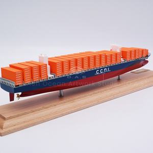 Anpassbares 35cm CCNI Kunststoff waage Boot Hochwertiges Modell Geschäfts geschenk Kunststoff Handwerk Container Schiffs modell - Product Image 3