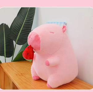ของเล่นตุ๊กตาคาปิลบาร่าอะโวคาโดสีเขียวกล้วยน่ารัก - Product Image 4
