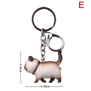 Fashionable Cute Cat Pendant Keychain <b>Car</b> Bag Charm Keychain Creative Keychain Couple Gift Accessories - Product Image 4