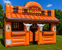 Structure gonflable pour adultes avec bar gonflable, qualité commerciale robuste pour les festivals de musique