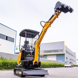 Mini Excavadora Zero Tail de 1.8 Toneladas HT18C, Excavadora Hidráulica de Orugas para Granja y Jardín - Product Image 1