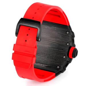 Popular RM 27-02 Full Carbon Fiber <b>Case</b> Sapphire Crystal Floating Tourbillon Movement Power Reserve Waterproof Men's <b>Watch</b> - Product Image 6