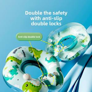 Bouée gonflable double couche pour bébé 0-3 ans, épaisse, motif dessin animé, jouet <span class=keywords><strong>de</strong></span> <span class=keywords><strong>bain</strong></span>, aide aquatique - Product Image 3