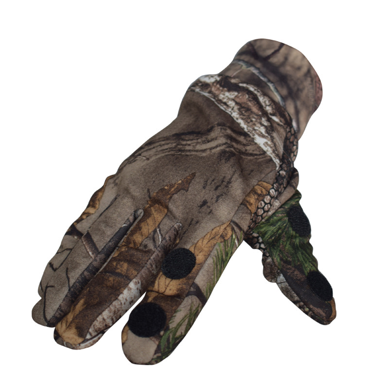 Outdoor Camouflage Hunting Gloves Silicone Non-slip Inner Palm Breathable Military Tactical Gloves Hunting Camouflage Glove