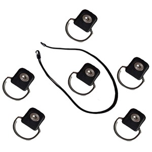 Kit d'accessoires pour kayak, équipement d'extérieur, corde élastique de 8 mm avec anneau en D, crochet en acier inoxydable, sangle de fixation pour utilisation en extérieur - Product Image 2