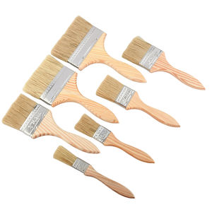 Vente en Gros Brosses en Poils de Porc Naturels Pinceaux Industriels en Soies de Porc pour Peinture Murale Pinceaux à Manche en Bois pour Barbecue Approvisionnement Usine - Product Image 1