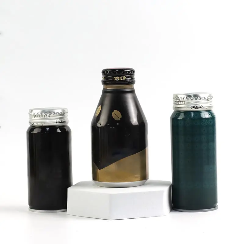 Botol minum Teknologi Lanjutan, botol air minum alkohol dingin warna hitam dengan tutup