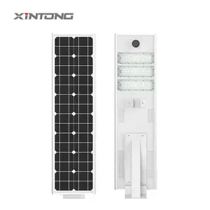 XINTONG Produit chaud Ip65 intégré extérieur étanche 60W 80W 120W Lampadaire solaire tout en un Led lampadaire solaire